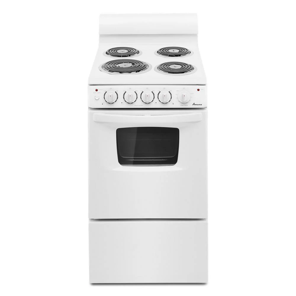 Amana AEP222VAW 20-inch Amana® Electric Range Oven with Versatile Cooktop