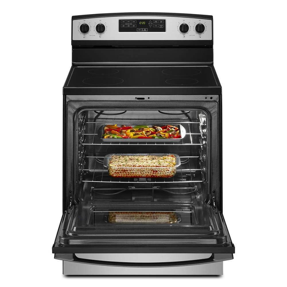 Amana AER6303MMS 30-inch Amana® Electric Range with Extra-Large Oven Window - Image 10