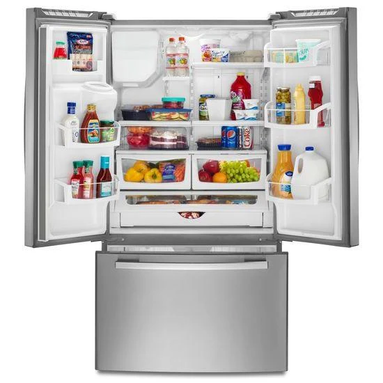 Amana AFI2539ERW 36-inch French Door Bottom-Freezer Refrigerator with Fast Cool Option - white - Image 3