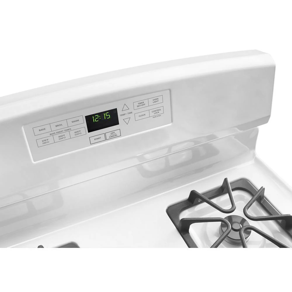 Amana AGR6303MMW 30-inch Gas Range with Bake Assist Temps - Image 3
