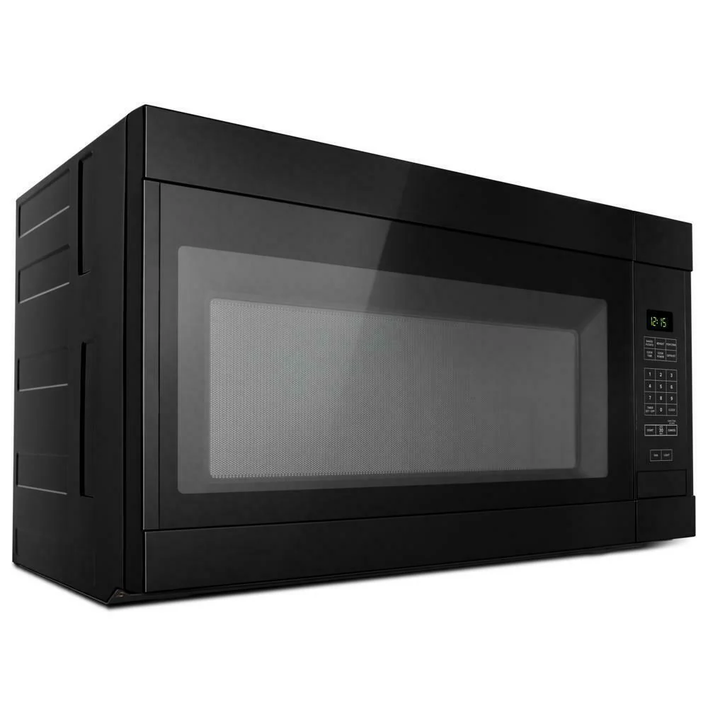 Amana AMV2307PFB 1.6 Cu. Ft. Over-the-Range Microwave with Add 0:30 Seconds - Black - Image 4
