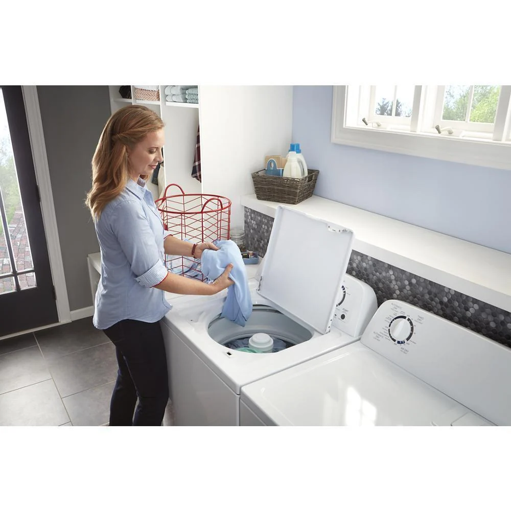 Amana NGD4655EW 6.5 cu. ft. Gas Dryer with Wrinkle Prevent Option - Image 9