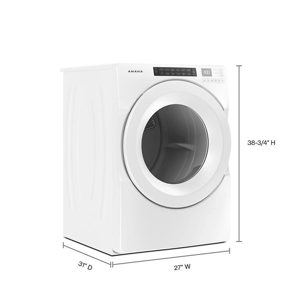 Amana NGD5800HW 7.4 cu. ft. Front-Load Dryer with Sensor Drying - Image 3