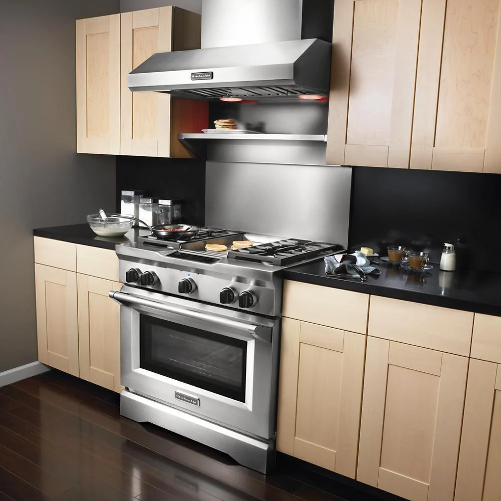 Stainless Steel Backsplash with Dual Position Shelf - Image 4