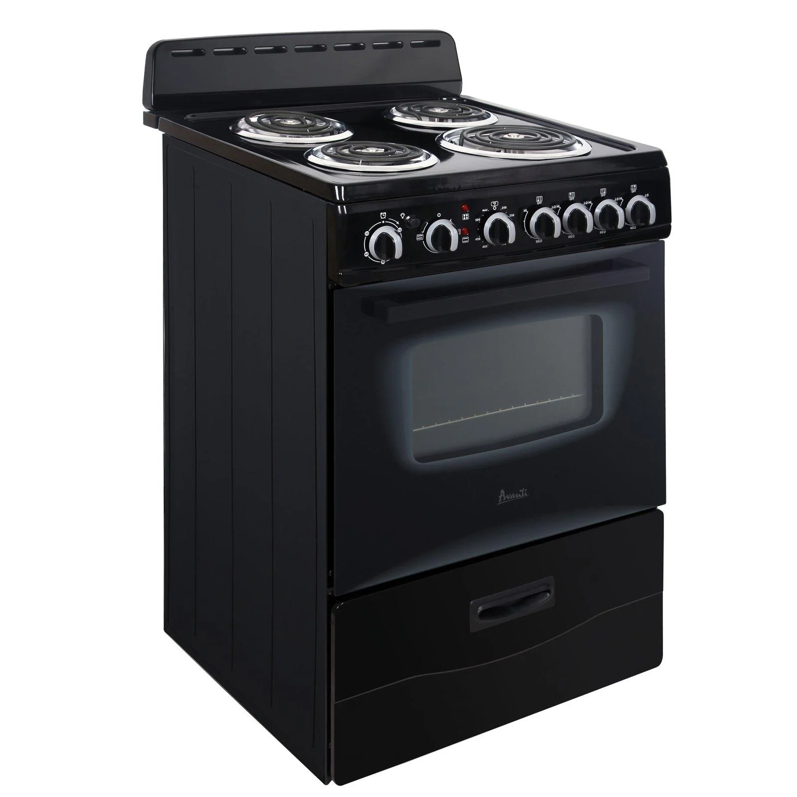 ERU240P3S Avanti 24" Electric Range Oven with Framed Glass Door - Stainless Steel - Image 6