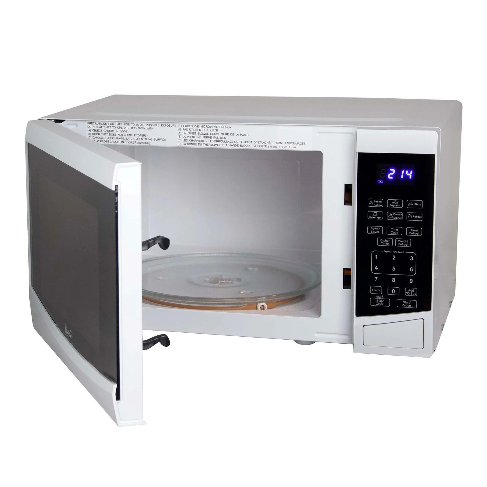 MT09V1B Avanti Countertop Microwave Oven, 0.9 cu. ft. - Black - Image 6