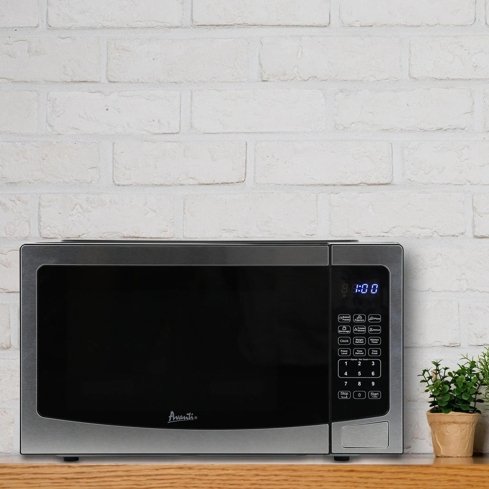 MT115V3S Avanti Microwave Oven, 1.1 cu. ft. Capacity - Stainless Steel - Image 6