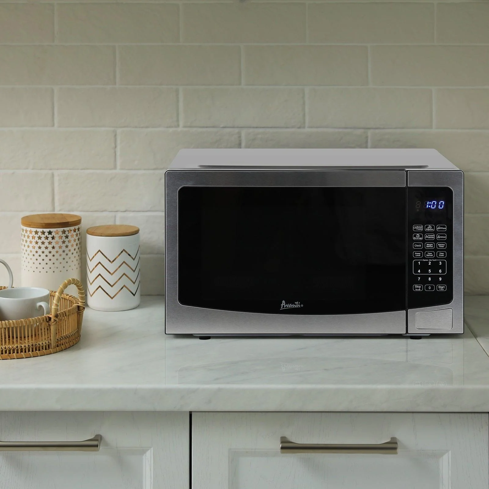 MT115V3S Avanti Microwave Oven, 1.1 cu. ft. Capacity - Stainless Steel - Image 7