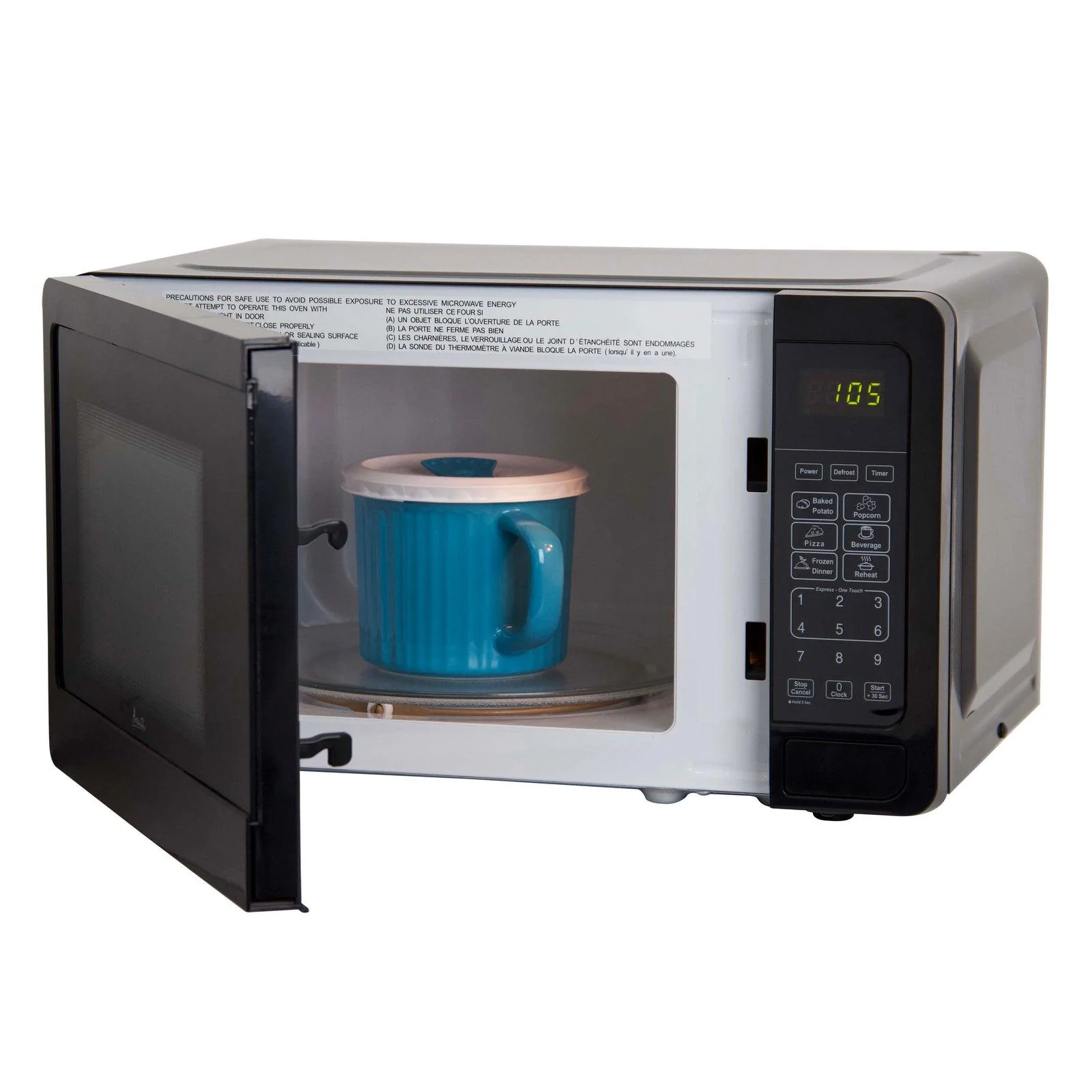 MT7V3S Avanti Countertop Microwave Oven, 0.7 cu. ft. - Stainless Steel - Image 17