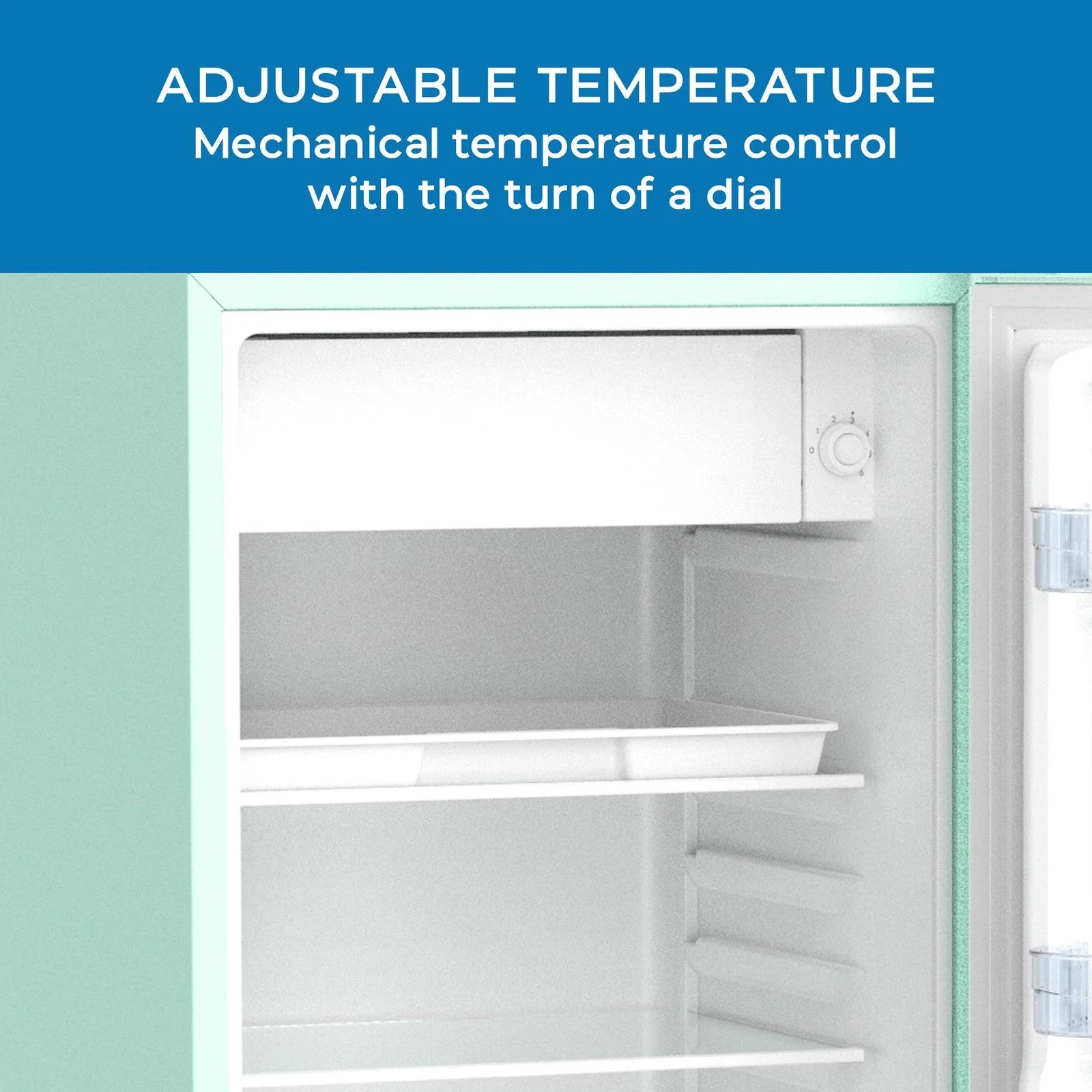RMRS31X7GIS Avanti 3.0 Cu. Ft. Retro Compact Refrigerator - Seafoam Green - Image 27