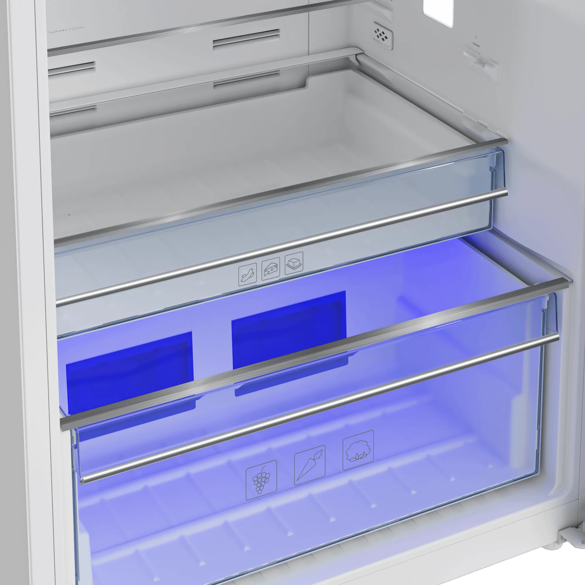 Beko BFTF2716WH 28" Freezer Top White Refrigerator - Image 6