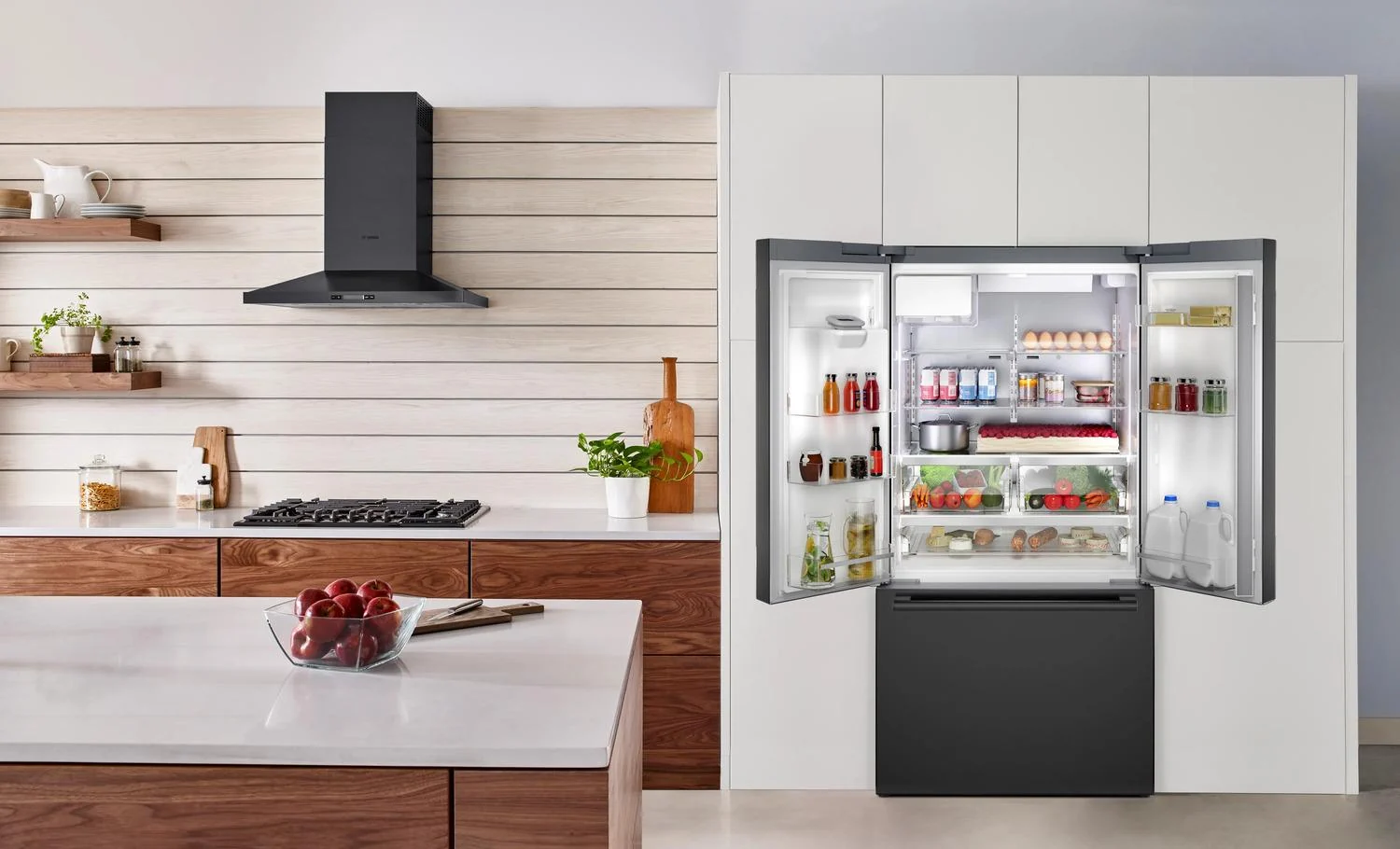 Bosch B36FD52SNB 500 Series, French Door Bottom freezer, multi door, 36'', Black inox-antifingerprint, Total No Frost - Image 18
