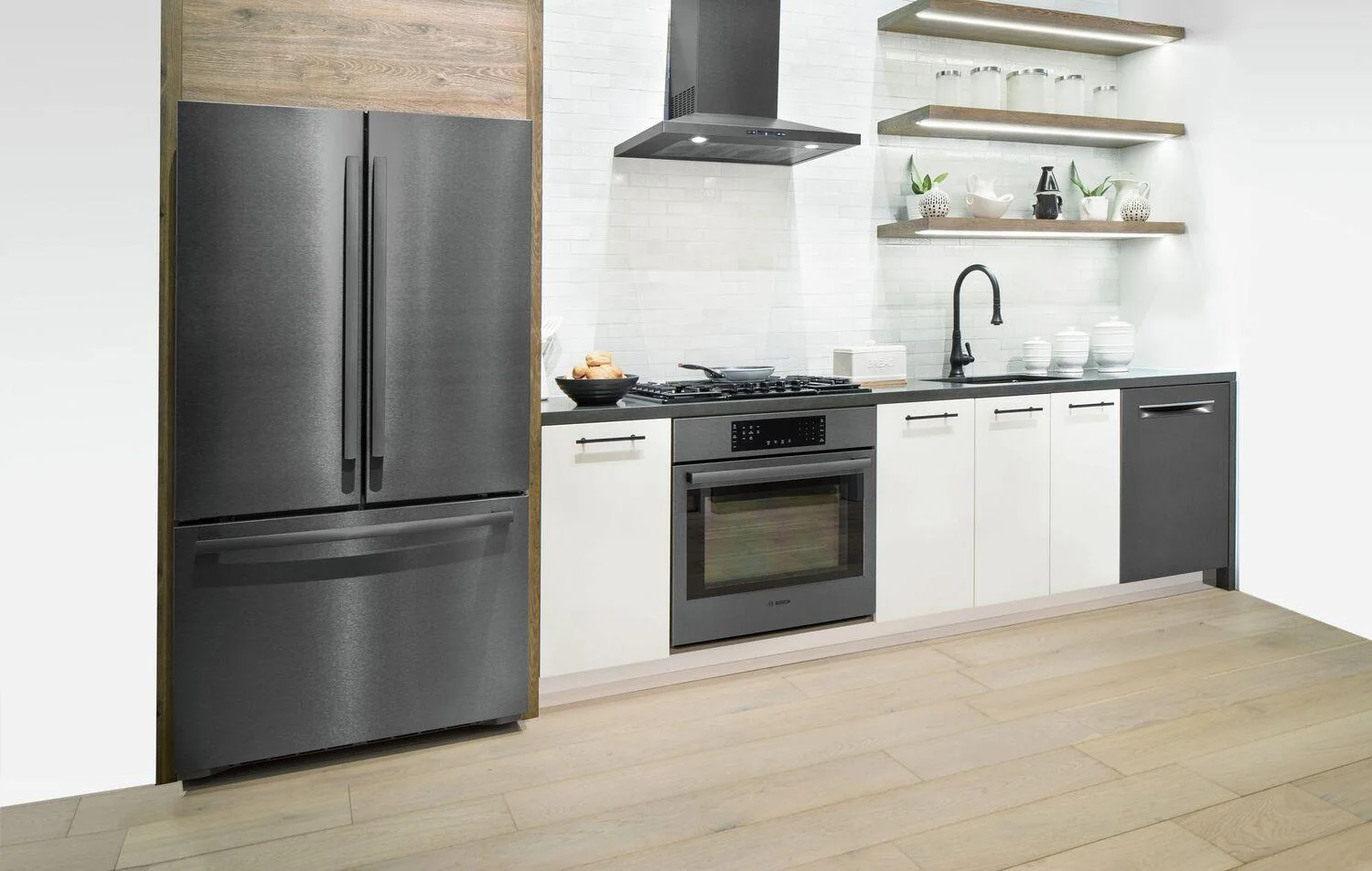 Bosch HCP80641UC 800 Series, wall-mounted cooker hood, 30'', Black stainless steel - Image 4