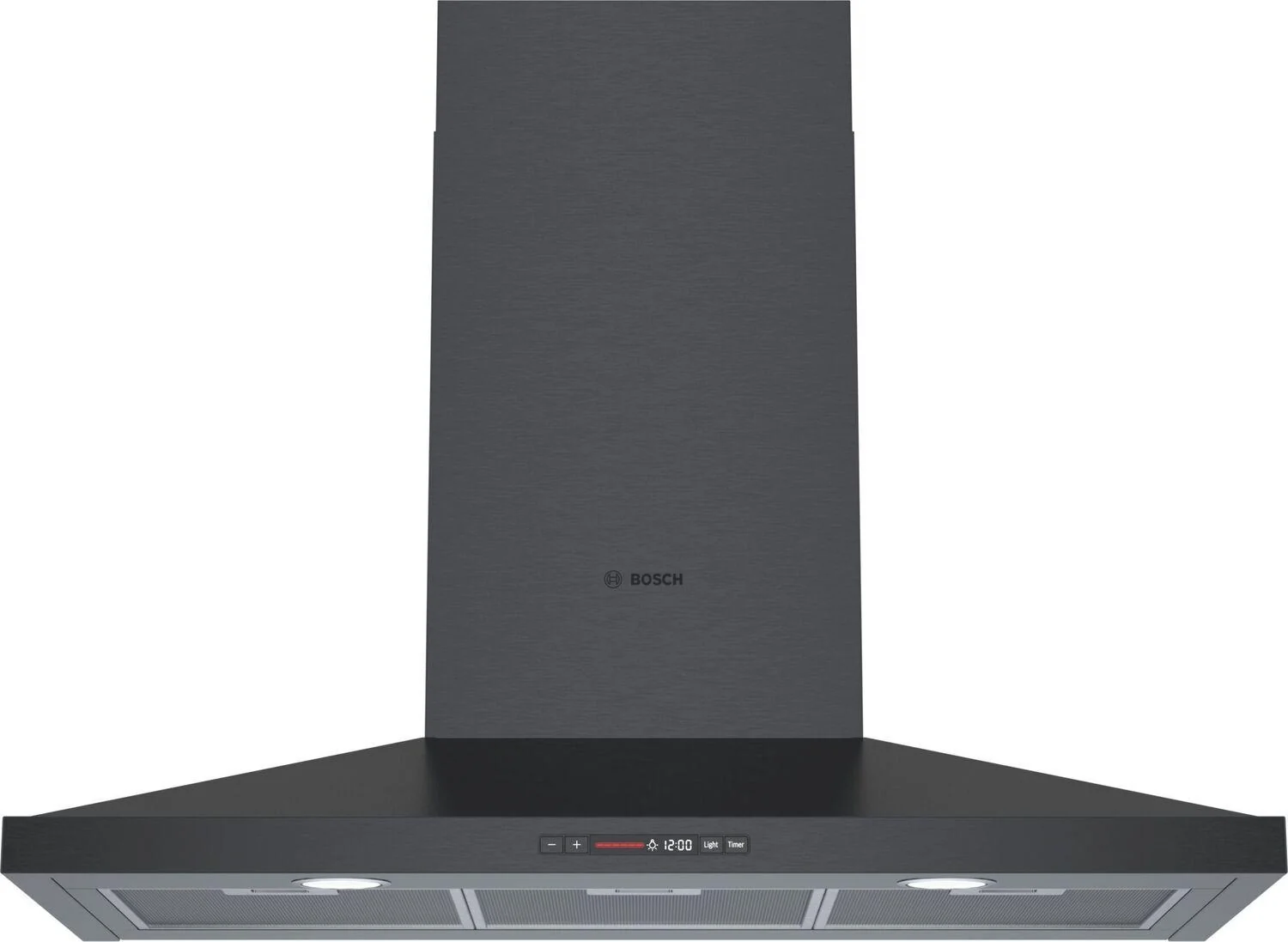 Bosch HCP86641UC 800 Series, wall-mounted cooker hood, 36'', Black stainless steel