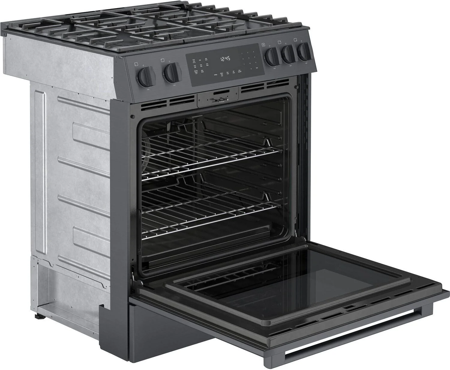Bosch HGI8046UC 800 Series, Gas slide-in range, 30'', Black stainless steel - Image 9