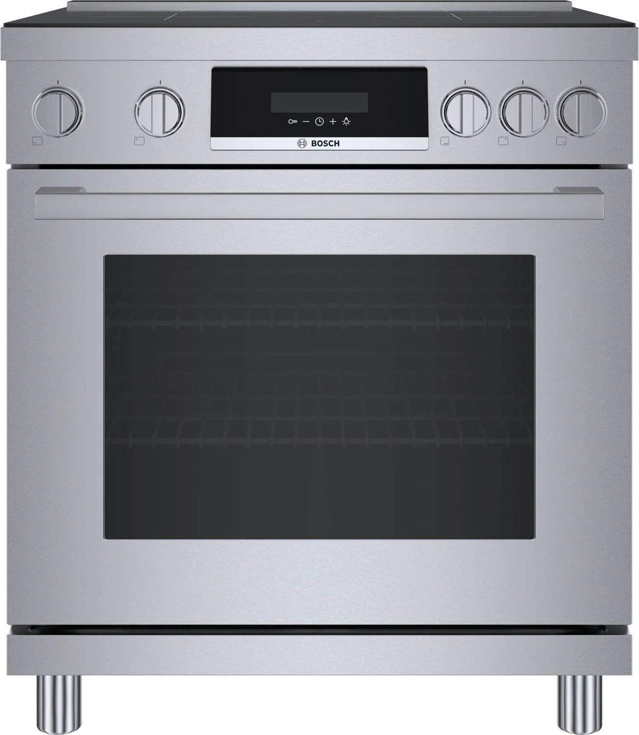 Bosch HIS8055U 800 Series, Induction freestanding range cooker, Stainless steel