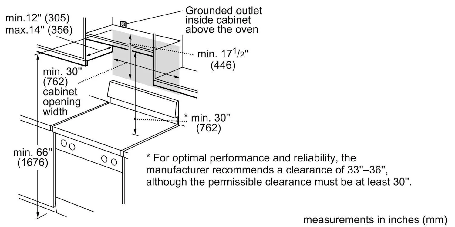 Bosch HMV5053U 500 Series, Over-The-Range Microwave, 30'', Door Hinge: left, Stainless steel - Image 14