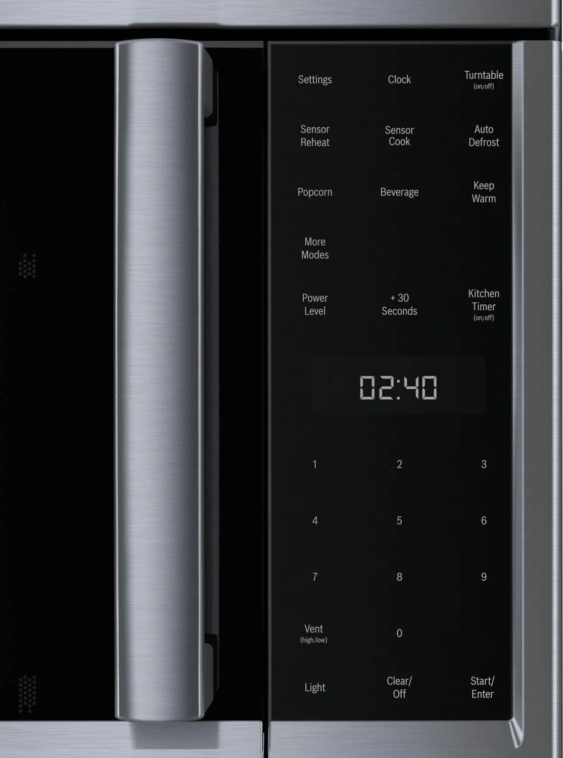 Bosch HMV5053U 500 Series, Over-The-Range Microwave, 30'', Door Hinge: left, Stainless steel - Image 7