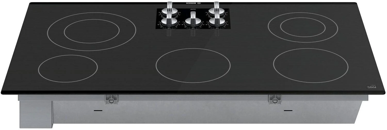 Bosch NEM5666UC 500 Series, 36" KNOB CNT, 5 ELEMENT, ELEC. C-TOP BLACK - Image 9