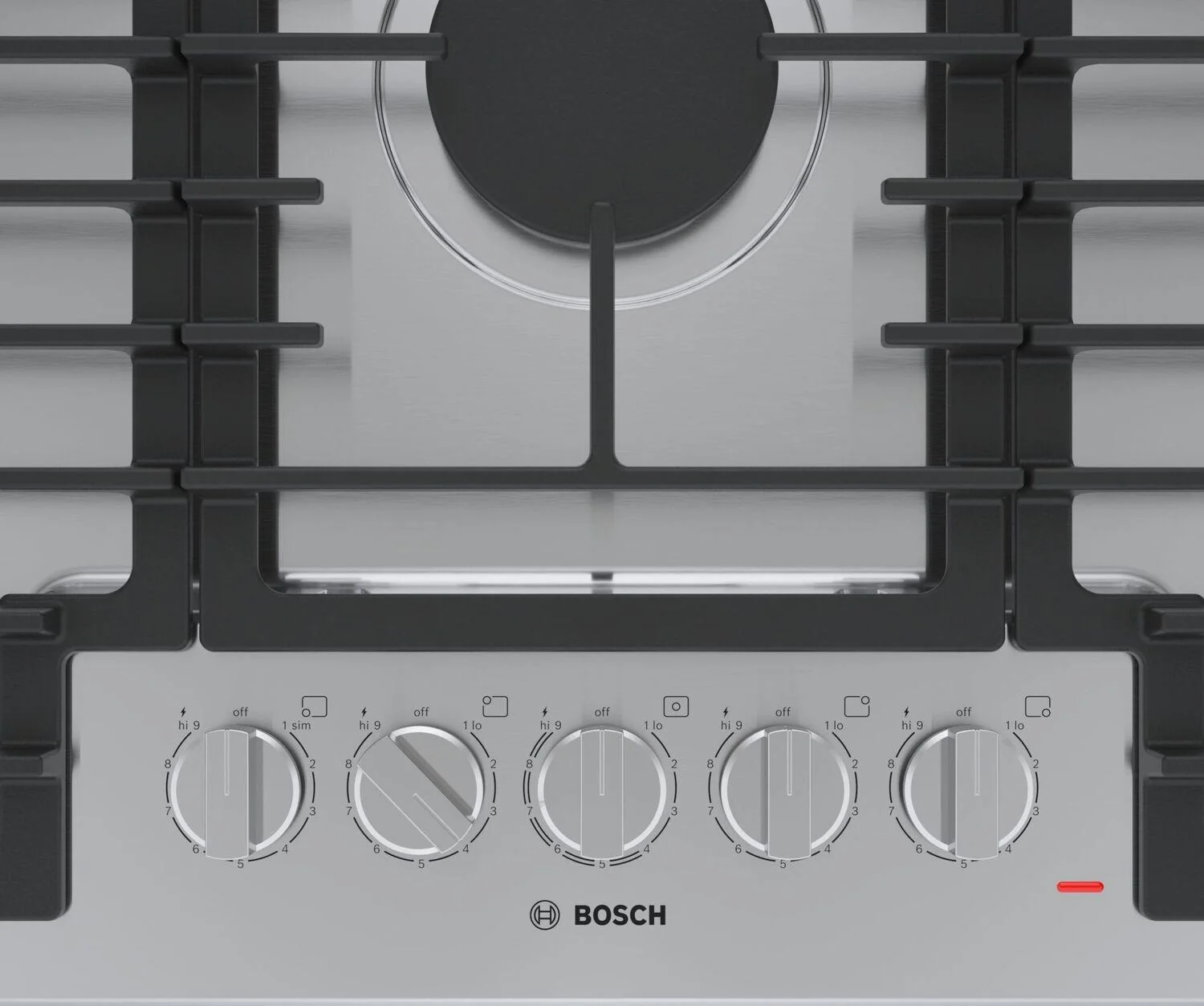 Bosch NGM5659UC 500 Series, Gas hob, 36'', Stainless steel - Image 2