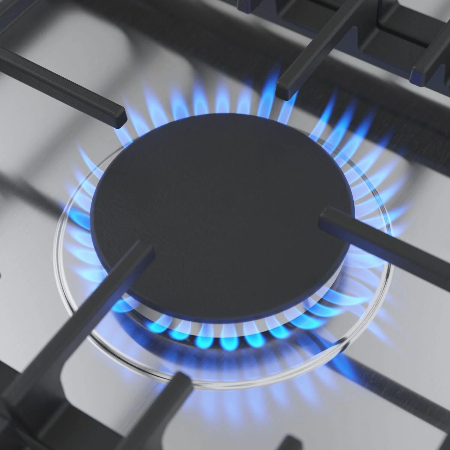 Bosch NGM5659UC 500 Series, Gas hob, 36'', Stainless steel - Image 3