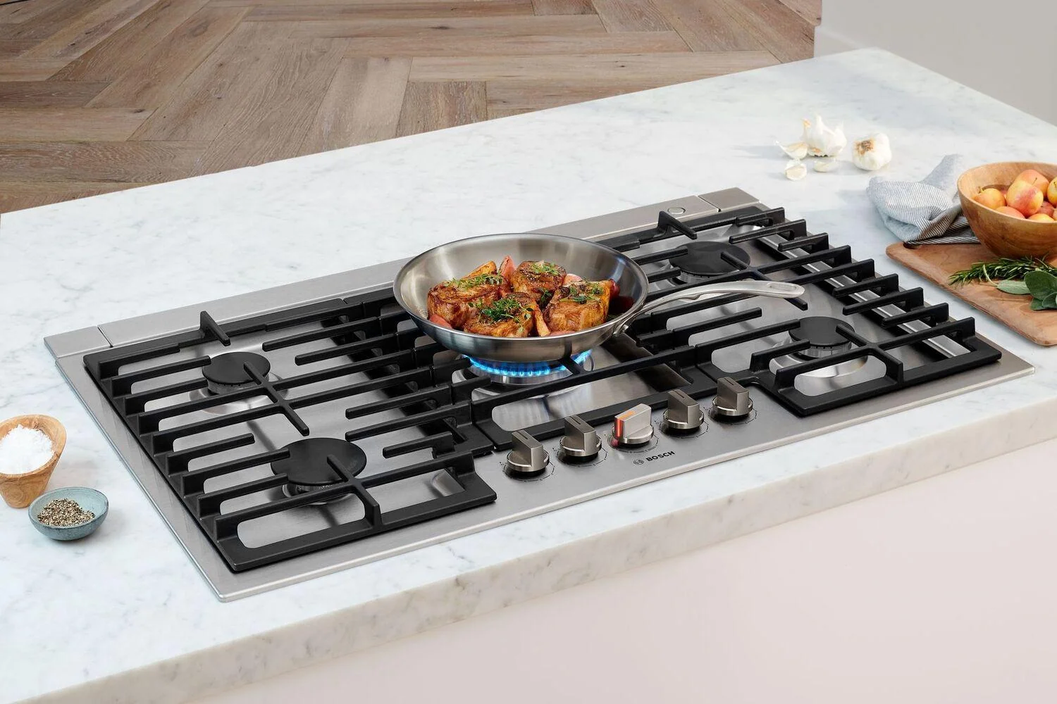 Bosch 800 Series Gas Cooktop 36" Stainless steel NGM8658UC - Image 14