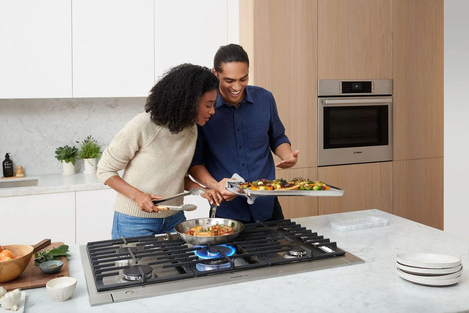 Bosch NGM8659UC 800 Series, Gas hob, 36'', Stainless steel - Image 11