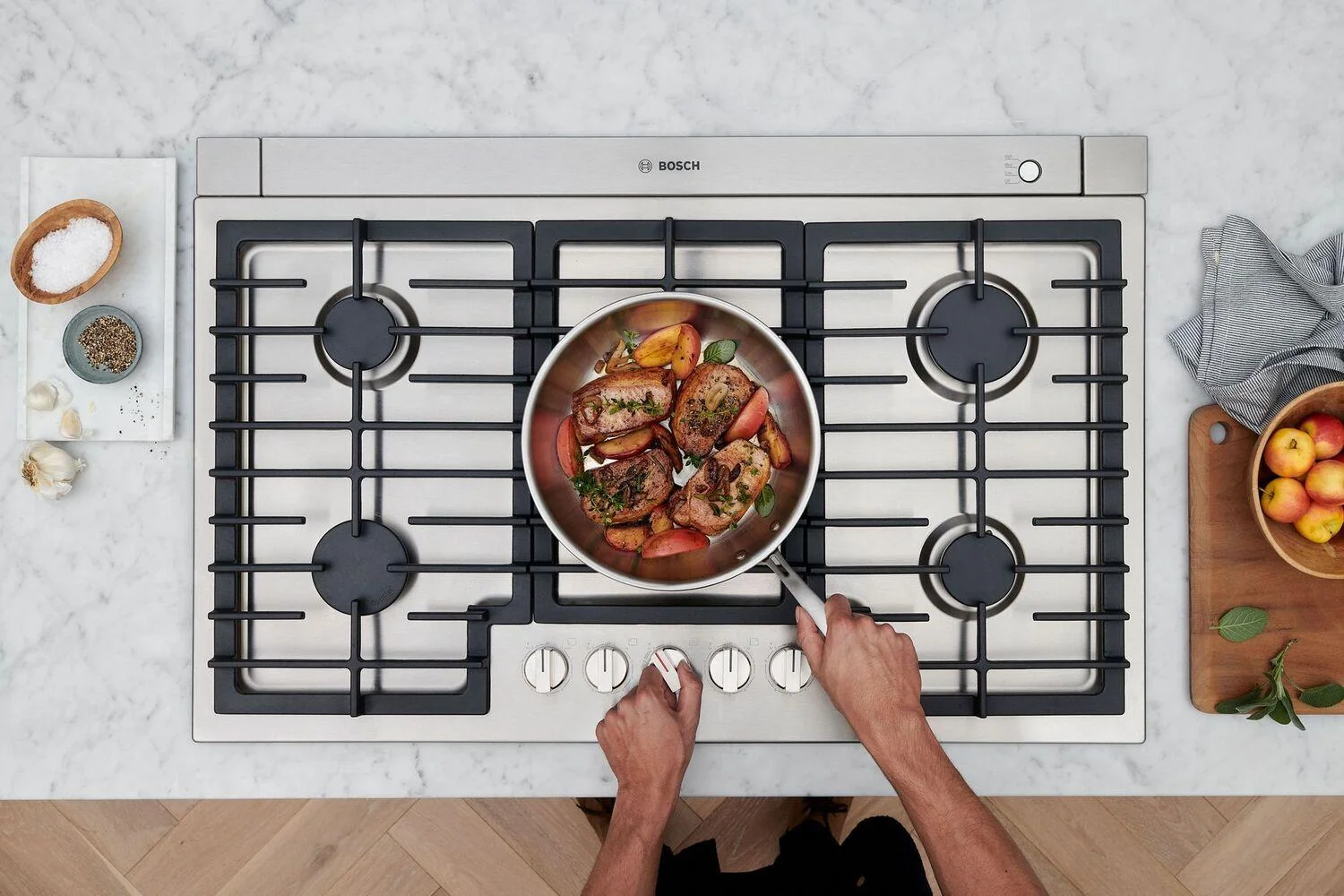 Bosch NGM8659UC 800 Series, Gas hob, 36'', Stainless steel - Image 21