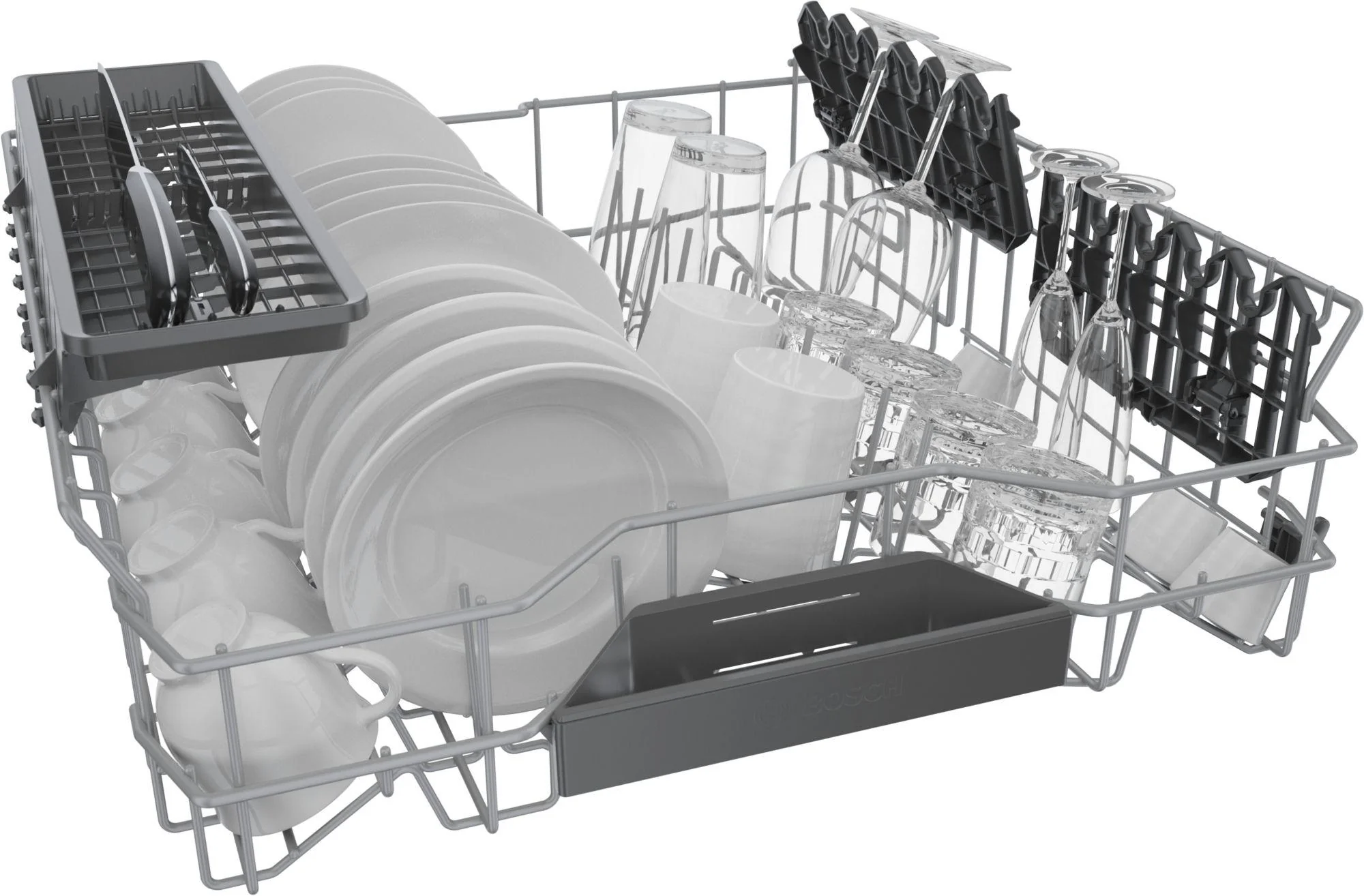 Bosch SGE53C55UC 300 Series 24" ADA built-under dishwasher, Brushed steel anti-fingerprint - Image 11