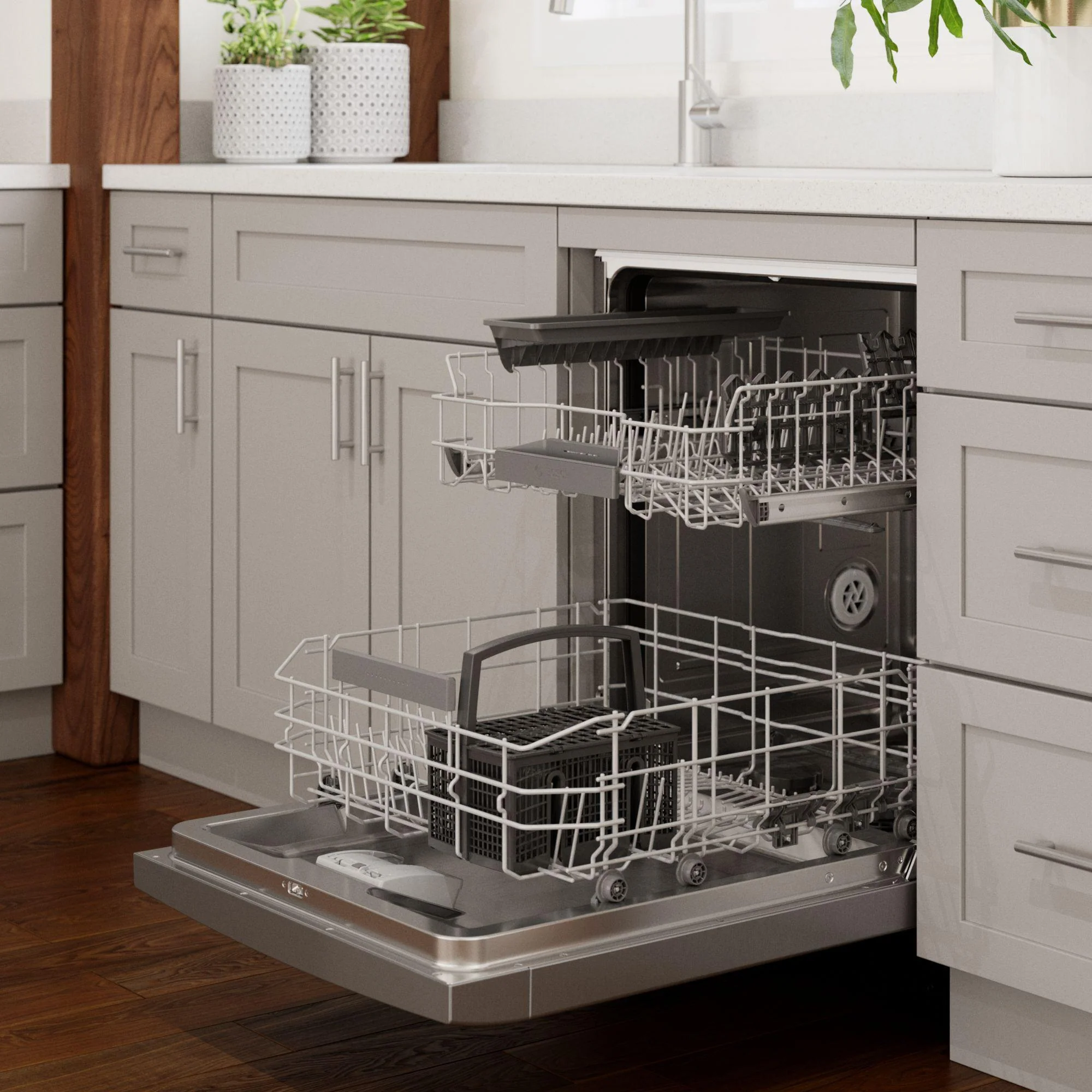 Bosch SGE53C55UC 300 Series 24" ADA built-under dishwasher, Brushed steel anti-fingerprint - Image 9