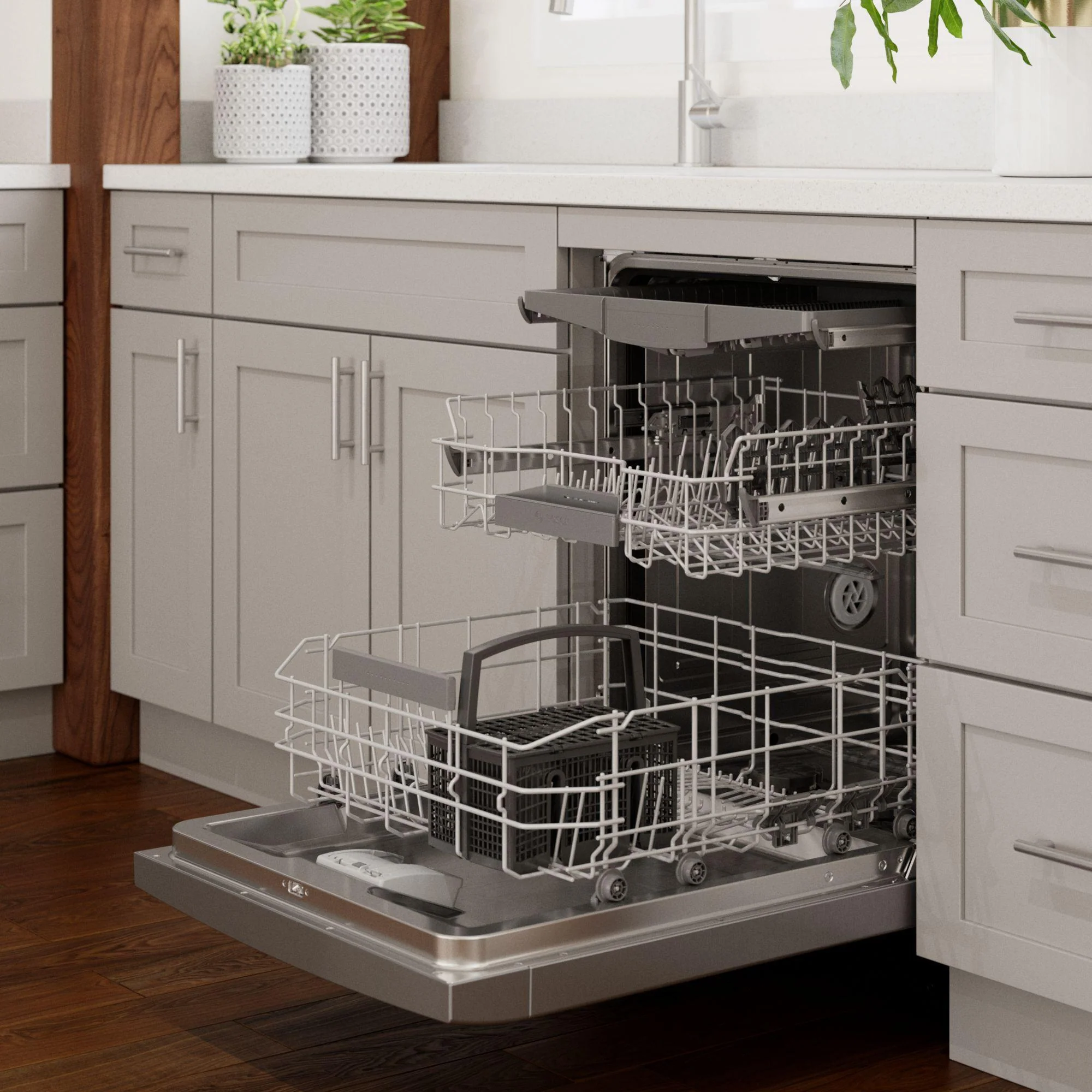 Bosch SGE78C55UC 800 Series Dishwasher 24" Stainless Steel Anti-fingerprint - Image 9