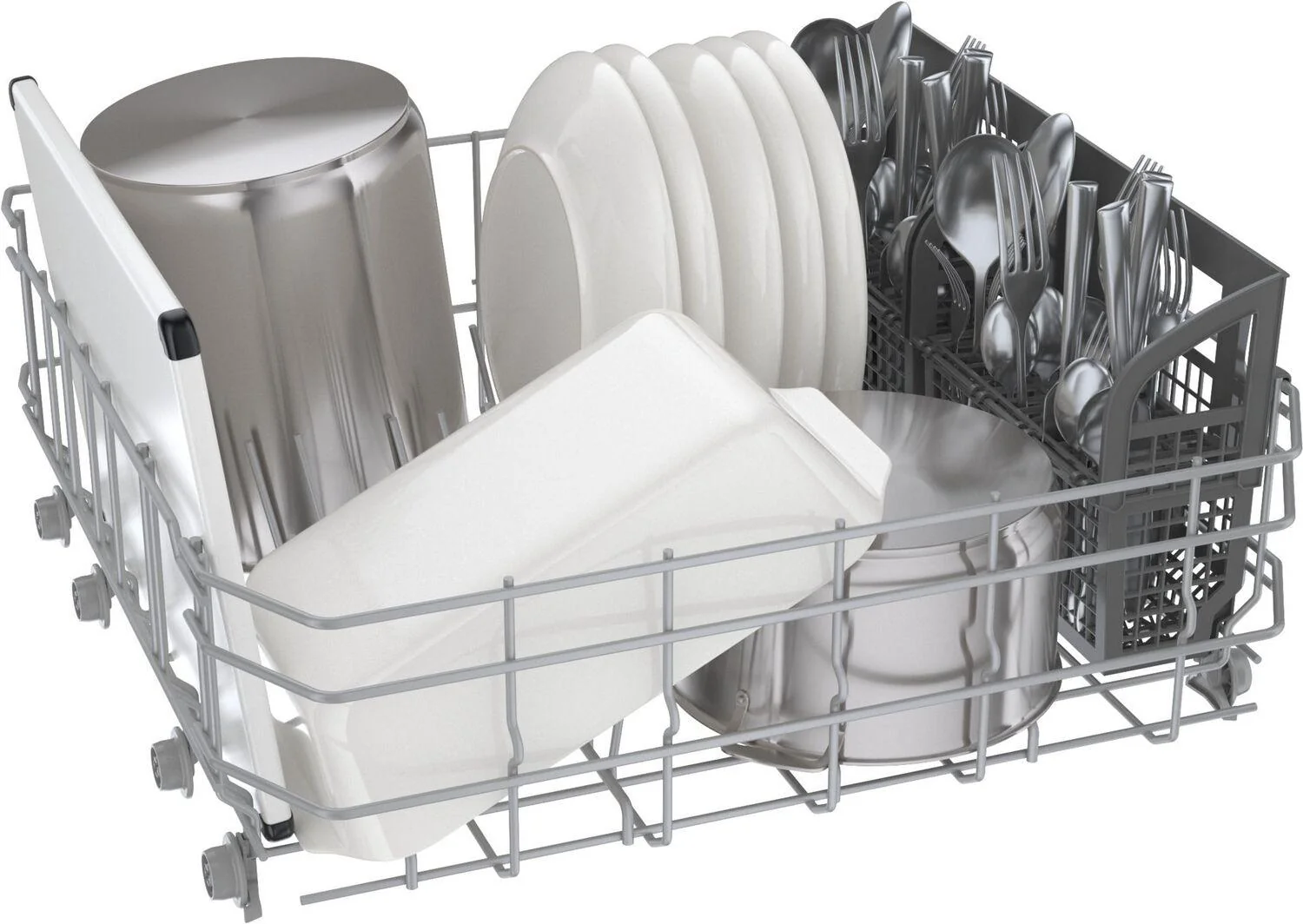 Bosch SHE4AEM6N 100 Plus Dishwasher 24" Black - Image 10