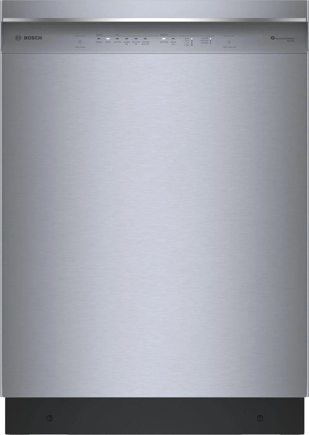 Bosch SHE53C85N 300 Series, built-under dishwasher, 24'', Brushed steel anti-fingerprint