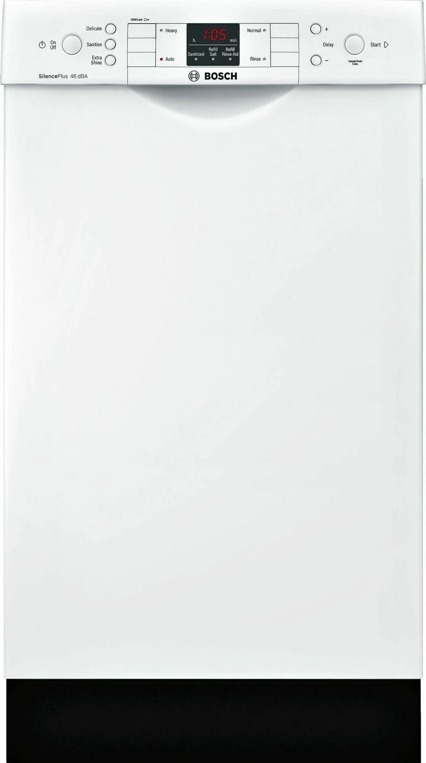 ADA 18" 300 Series Recessed Hndl, 4/4 Cycles, 46 dBA, RckMatic, 9 Pl Stgs - WH - Image 3