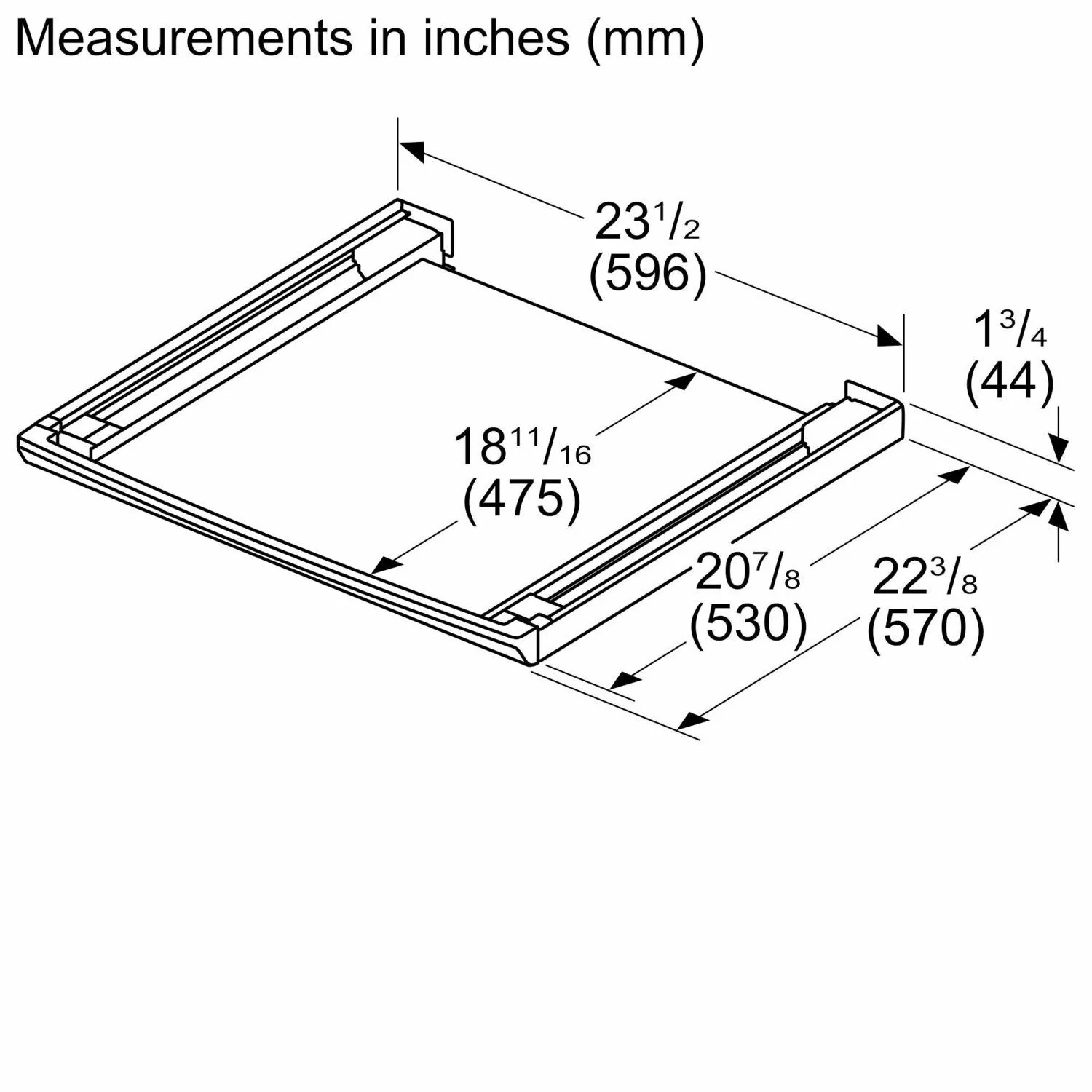 Bosch WTZ27500UC Accessory for washing/drying - Image 2