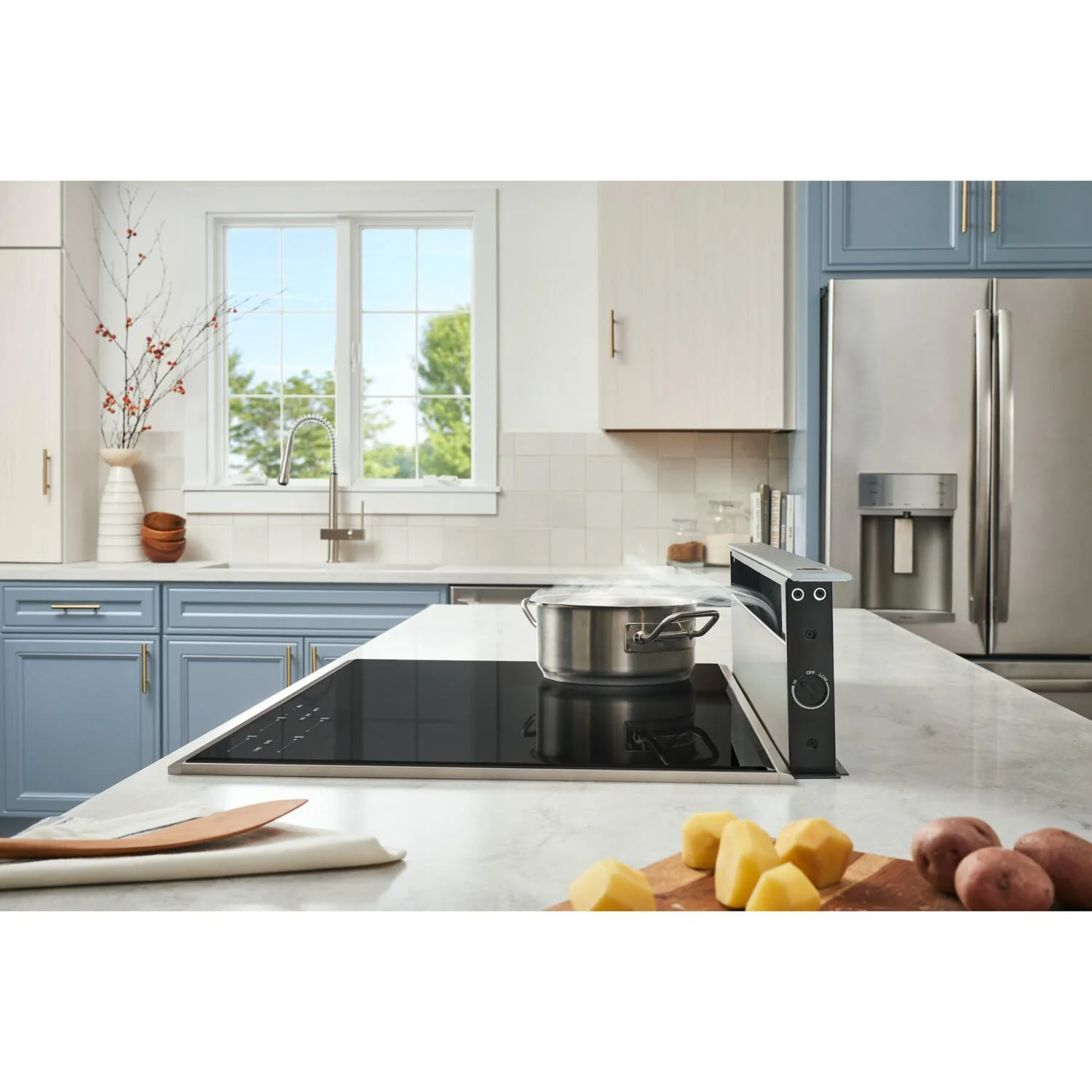 Broan® 36-Inch Telescopic Downdraft System, External Blower, Stainless Steel - Image 3