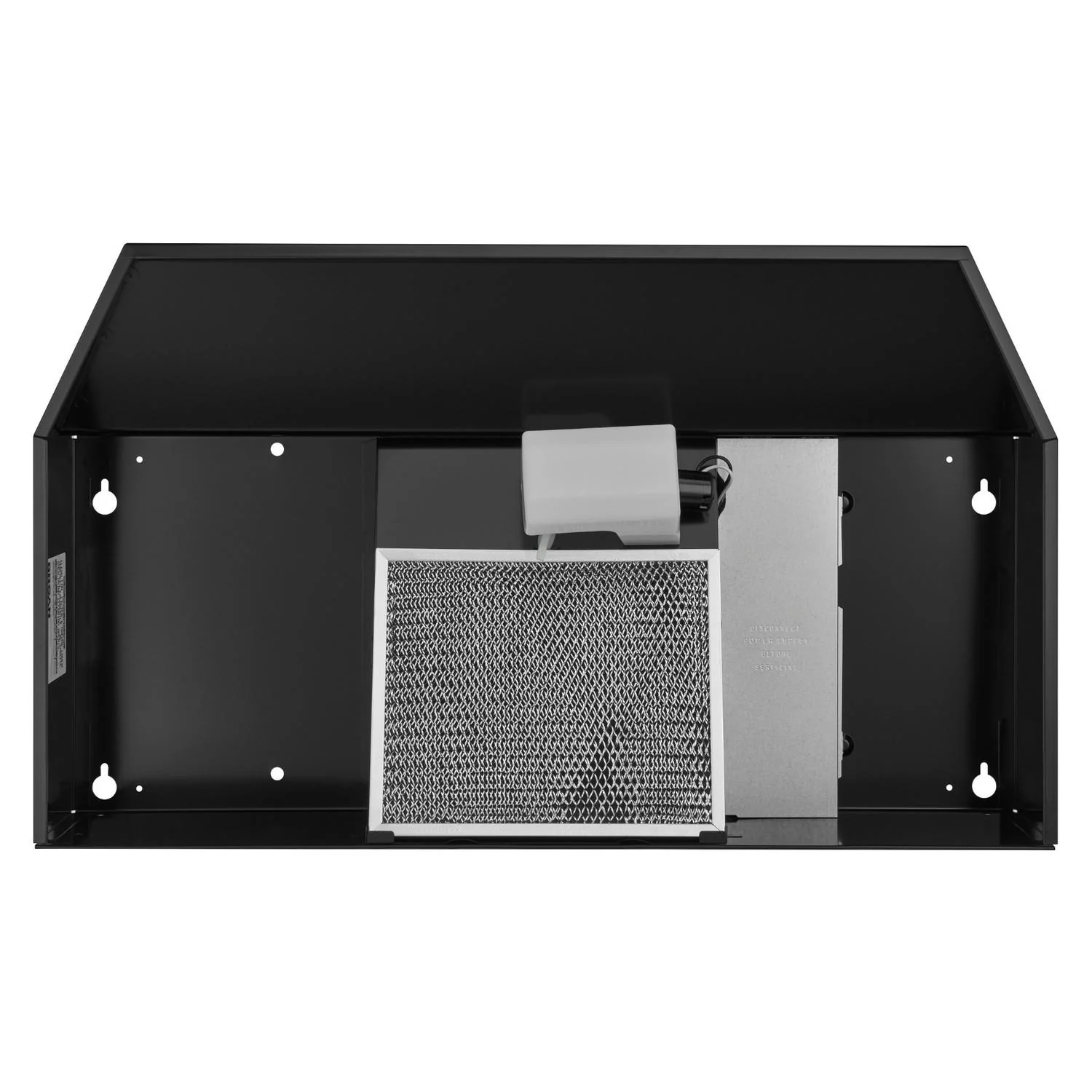 Broan® 21-Inch Ductless Under-Cabinet Range Hood, Black - Image 4