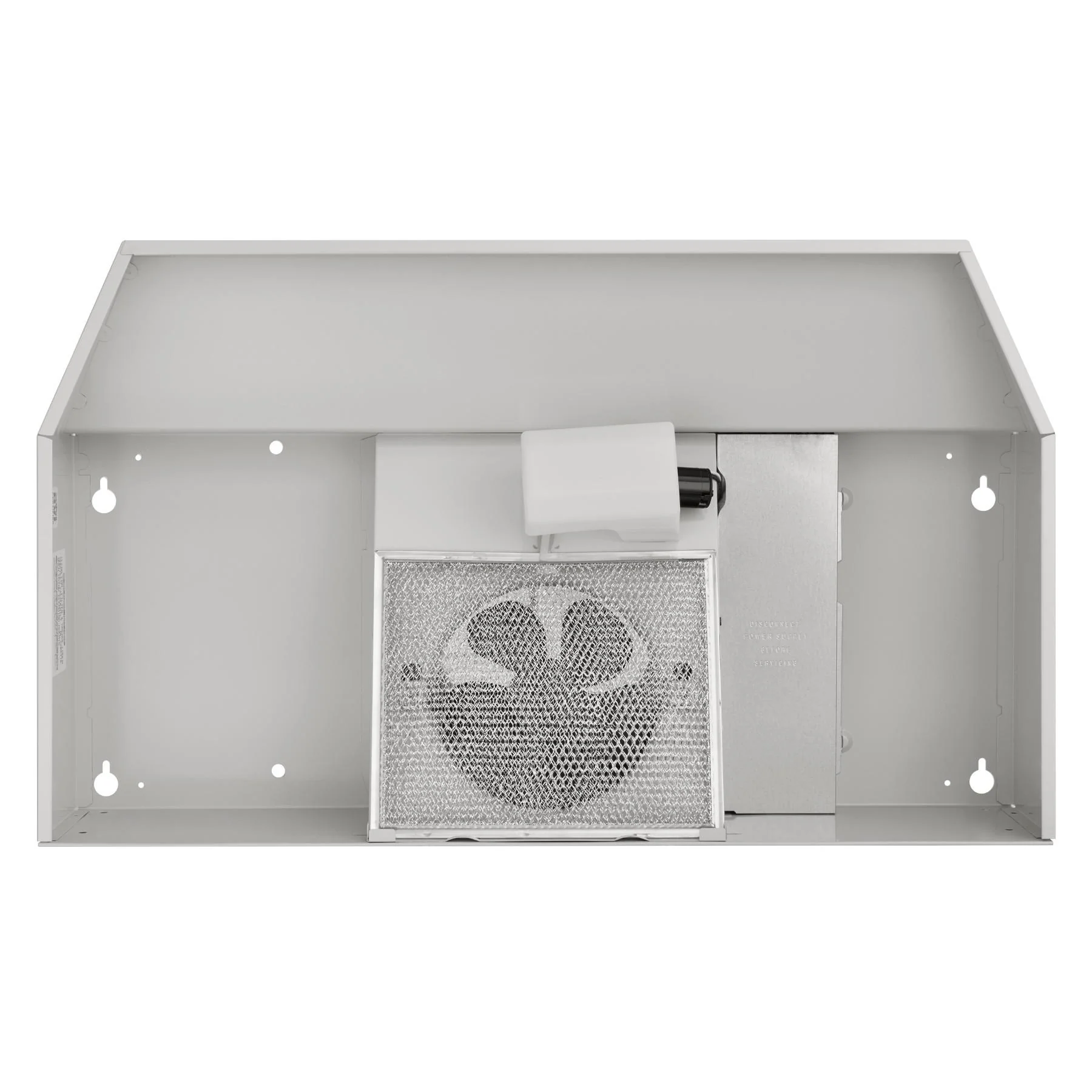413001 Broan® 30-Inch Ductless Under-Cabinet Range Hood, White - Image 3