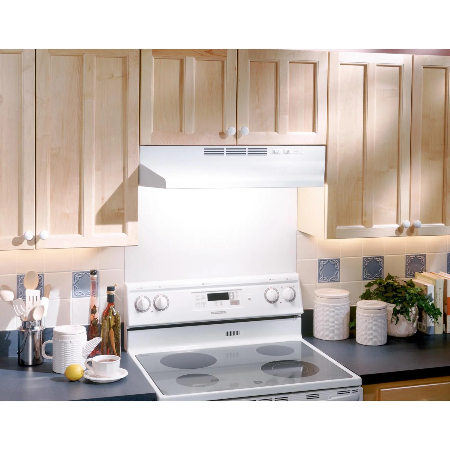 Broan® 36-Inch Ductless Under-Cabinet Range Hood, White - Image 2