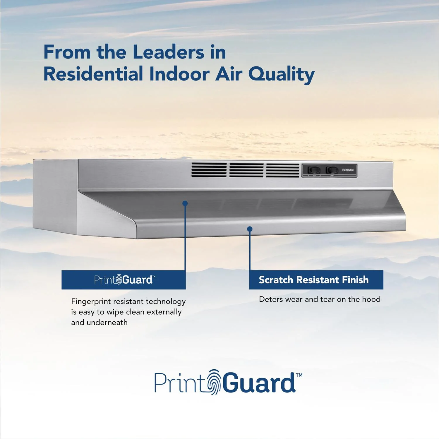 4136SF Broan® 36-Inch Ductless Under-Cabinet Range Hood, Stainless Finish - Image 3