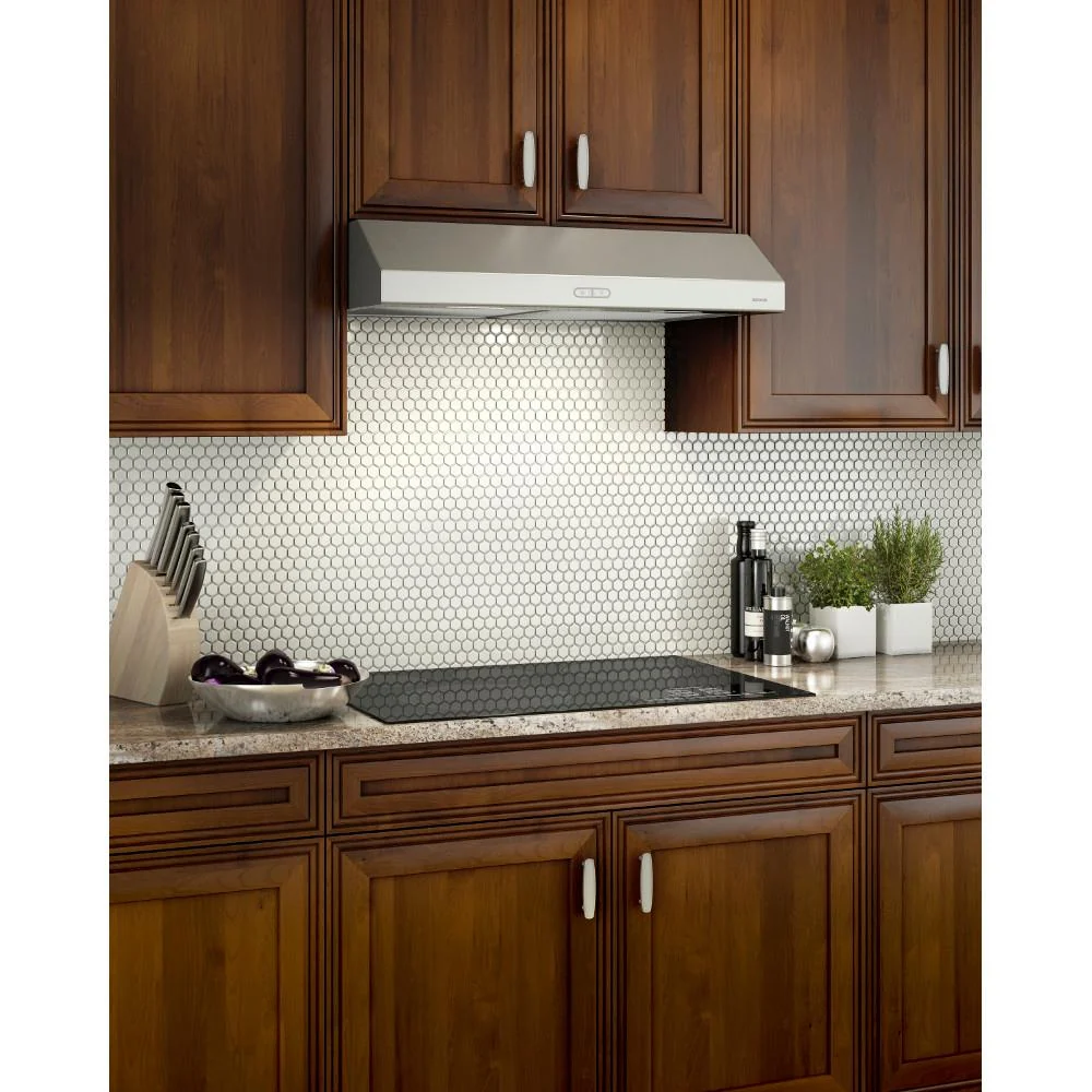 BCDF130SS Broan® Glacier 30-Inch Convertible Under-Cabinet Range Hood, 375 Max Blower CFM, Stainless Steel - Image 2