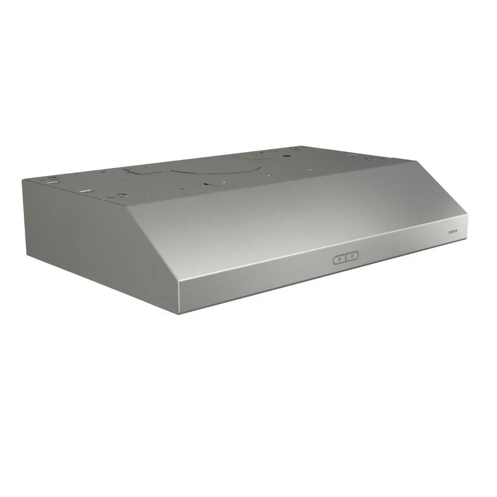 BCDF130SS Broan® Glacier 30-Inch Convertible Under-Cabinet Range Hood, 375 Max Blower CFM, Stainless Steel - Image 3
