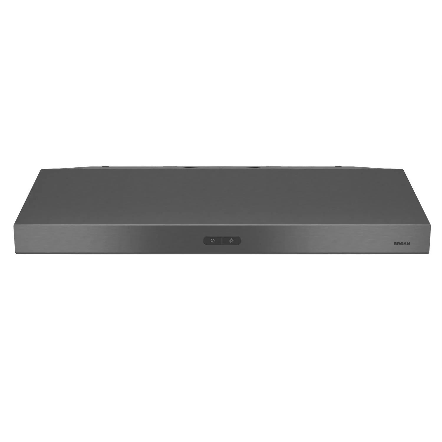 Broan® Glacier 36-Inch Convertible Under-Cabinet Range Hood, 375 Max Blower CFM, Black Stainless Steel - Image 4