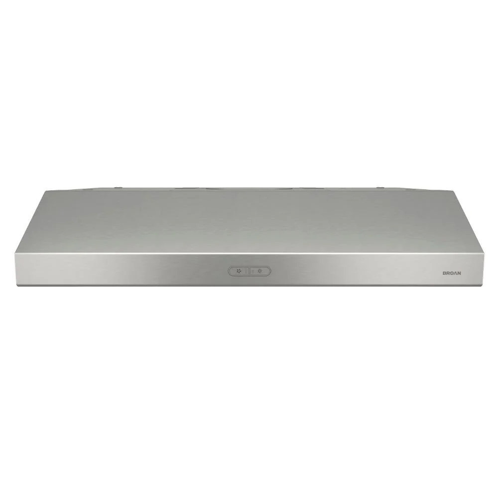 BCDF142SS Broan® Glacier 42-Inch Convertible Under-Cabinet Range Hood, 375 Max Blower CFM, Stainless Steel - Image 4