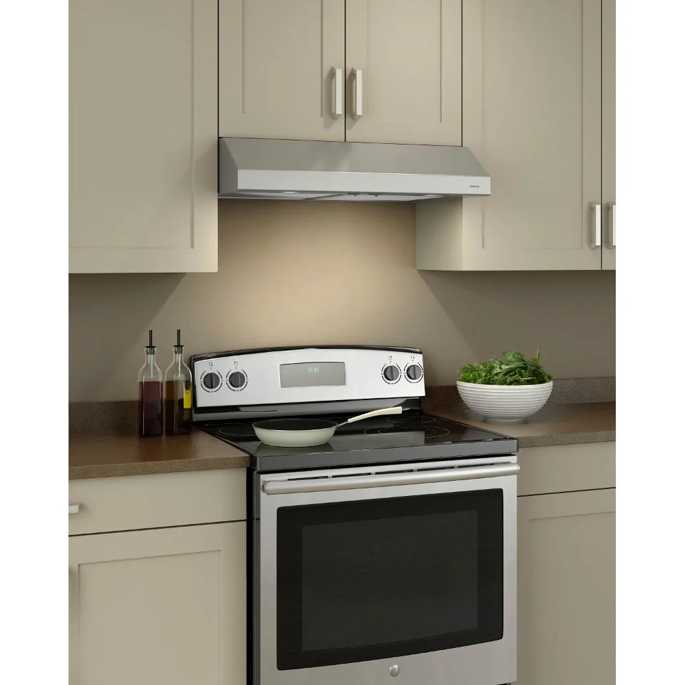 Broan BCSD142SS Glacier 42-Inch 300 Max Blower CFM 5 Sones Stainless Steel Range Hood - Image 2