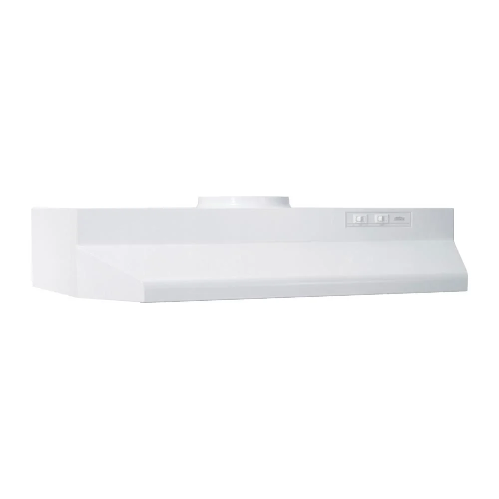 BUEZ230WW Broan® 30-Inch Under-Cabinet Range Hood w/ Easy Install System, 230 Max Blower CFM, White