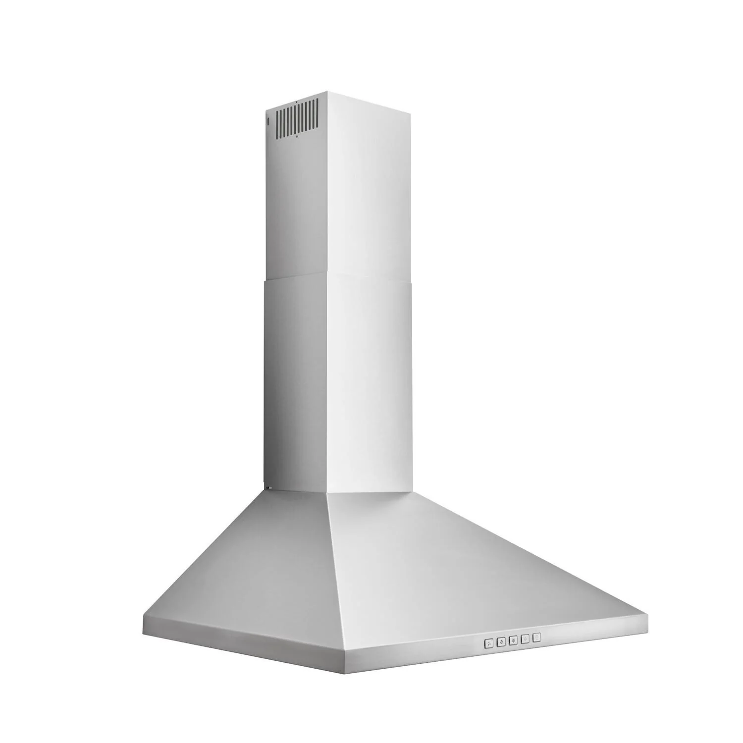 BWP1304SS Broan® 30-Inch Convertible Wall-Mount Pyramidal Chimney Range Hood, 450 Max CFM, Stainless Steel