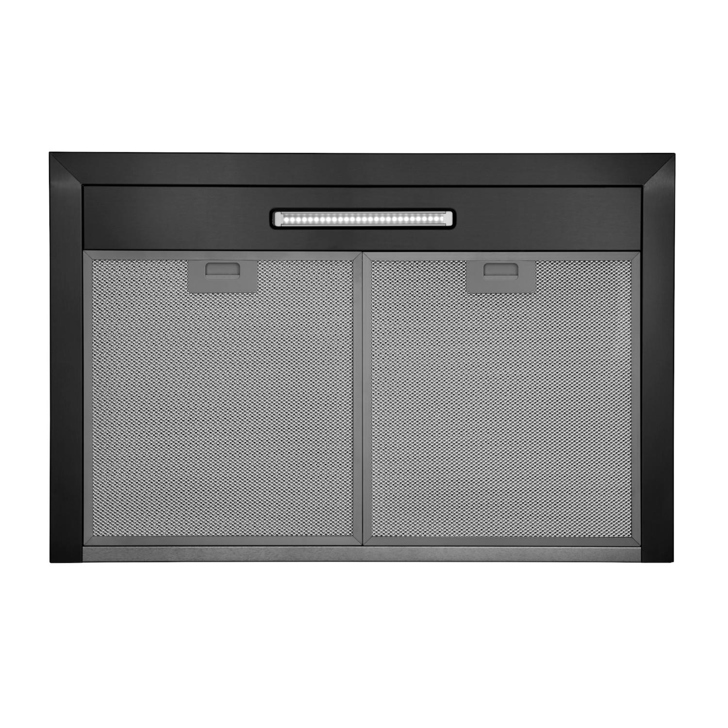 EW4330BLS Broan® Elite EW43 Series 30-Inch Convertible T-Style Chimney Range Hood, 460 Max Blower CFM, Black Stainless Steel - Image 5