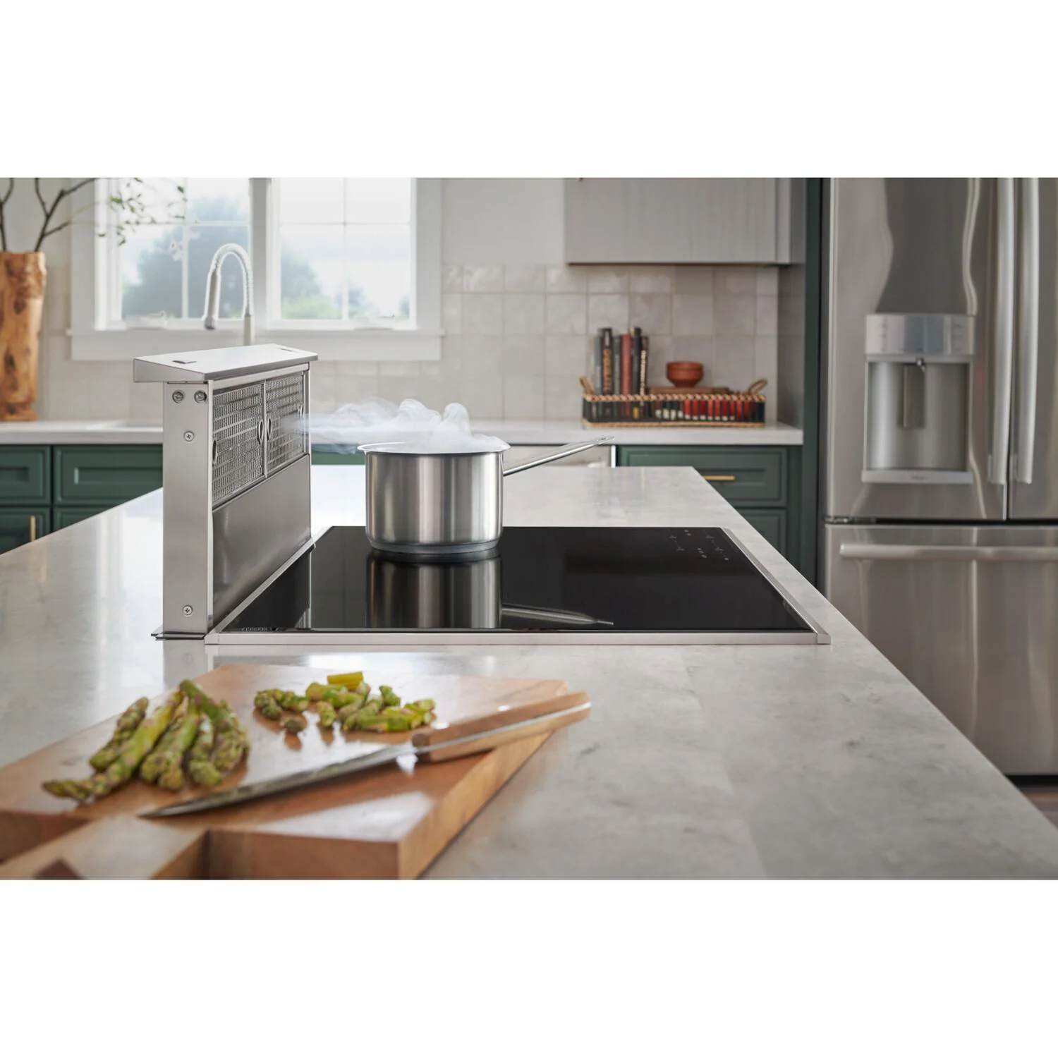 Broan® 36-Inch Telescopic Downdraft Range Hood, External Blower, Stainless Steel - Image 3