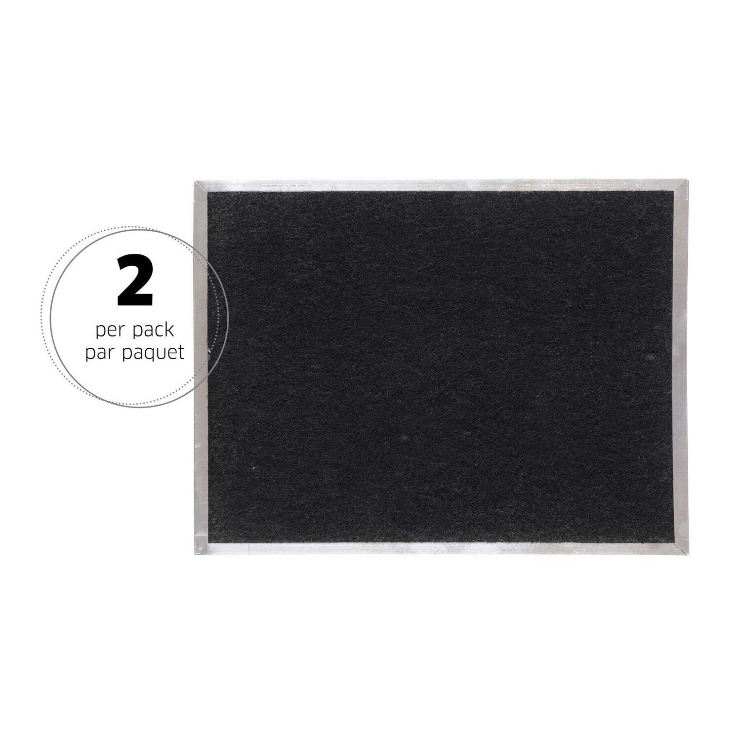 S97020465 Broan-NuTone® Genuine Replacement Charcoal Filter for 24" Range Hoods, 14-5/8" x 9-7/8", Fits Select Models, (2-Pack) - Image 3
